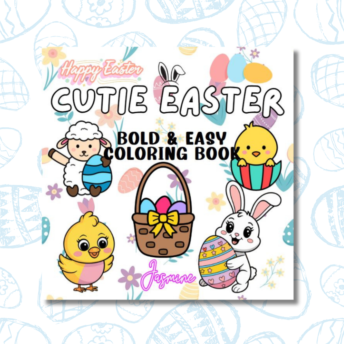 Cutie Easter Coloring e-Book