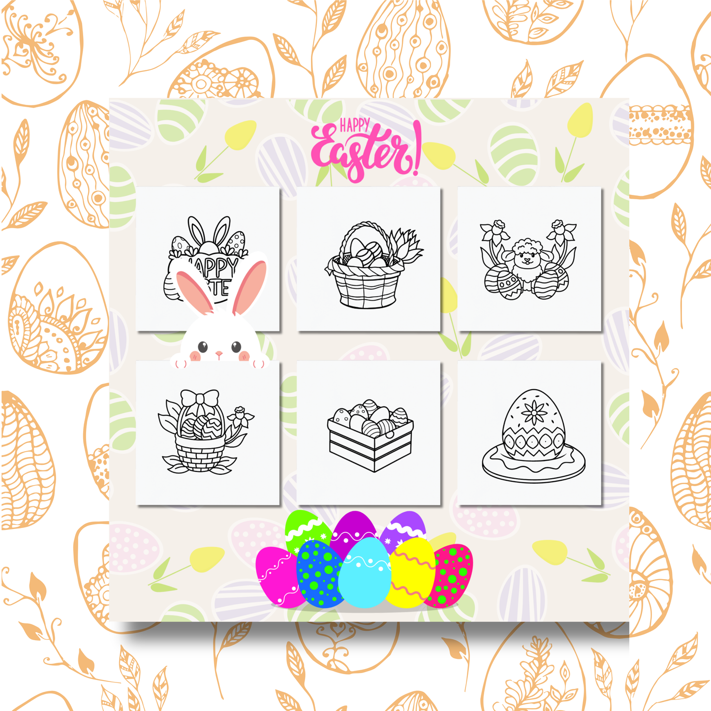 Cutie Eggster Coloring e-Book