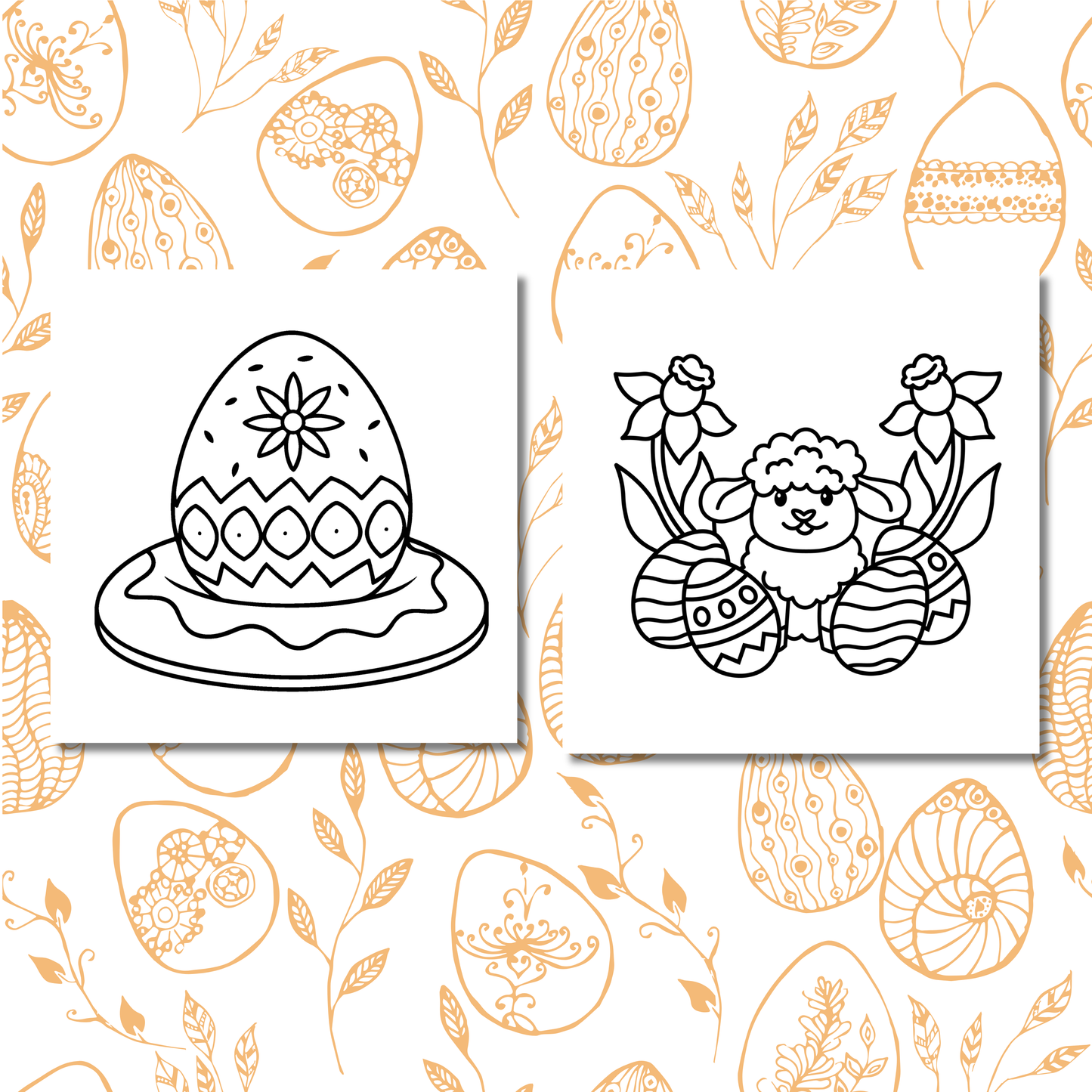 Cutie Eggster Coloring e-Book