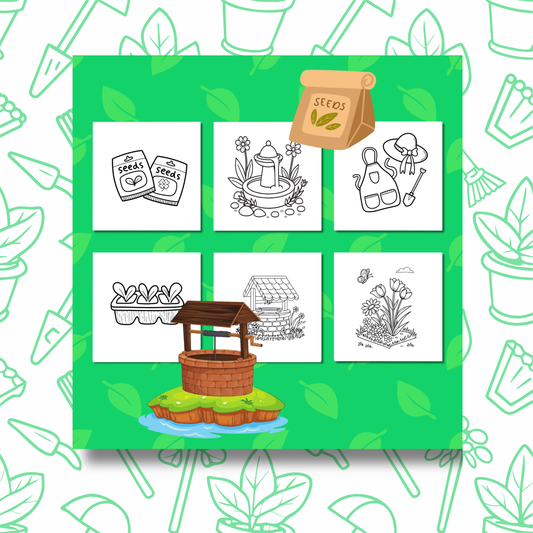 Cutie Garden Coloring e-Book