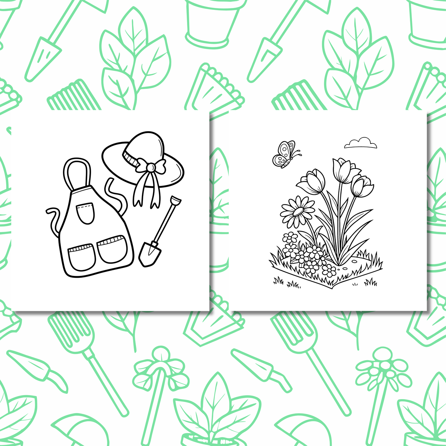 Cutie Garden Coloring e-Book