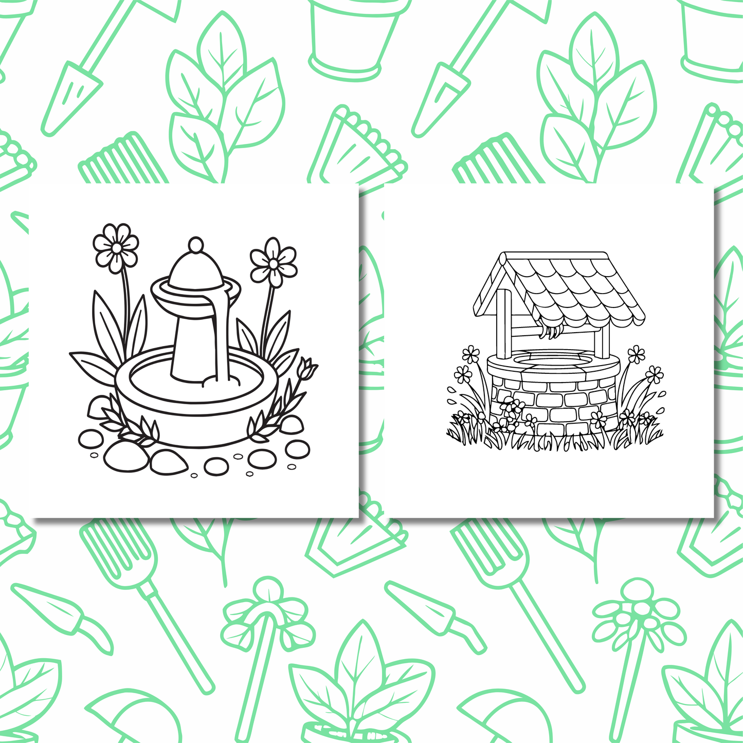 Cutie Garden Coloring e-Book