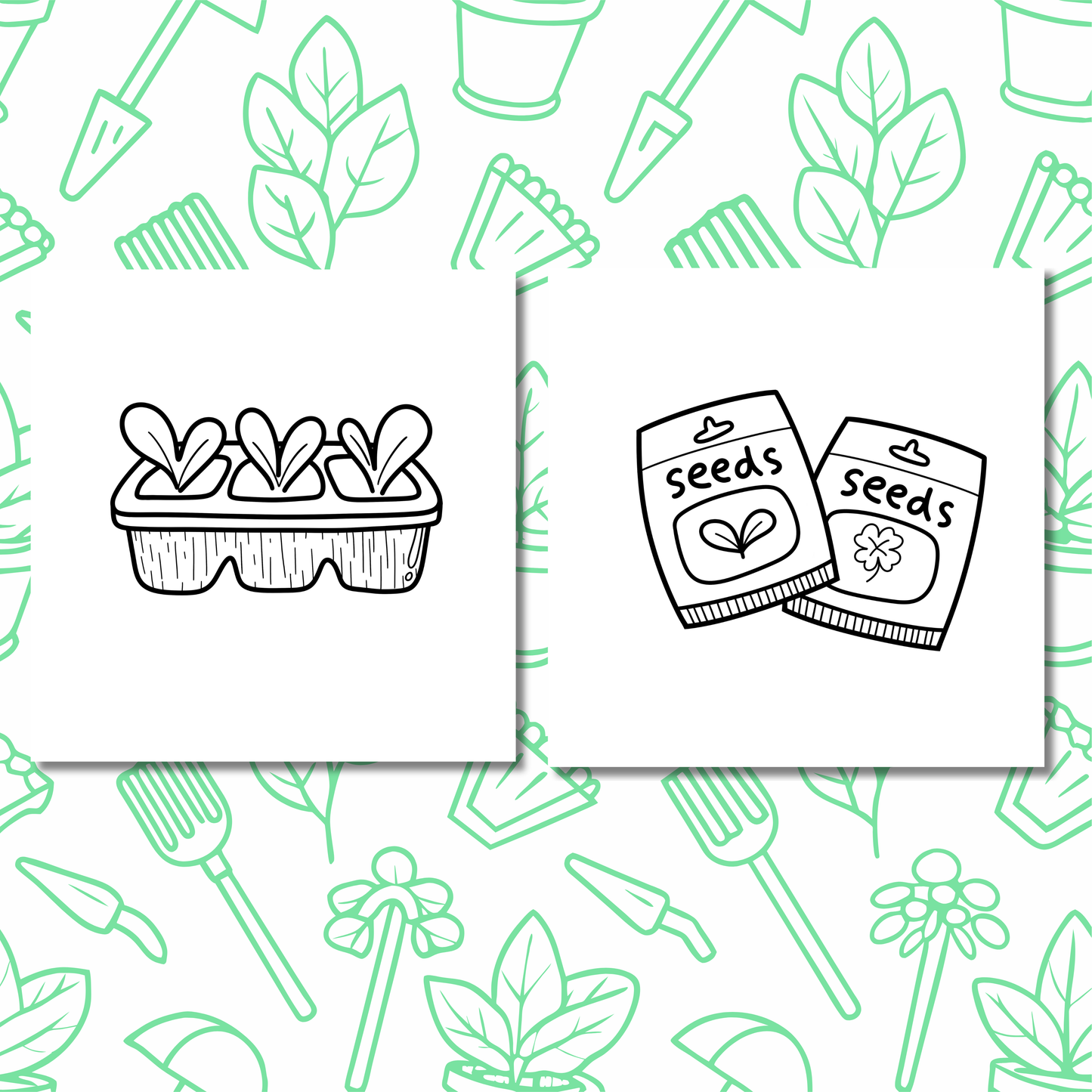 Cutie Garden Coloring e-Book