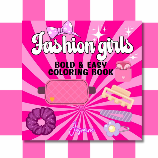 Fashion Girls Coloring e-Book