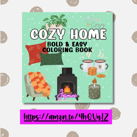 Cozy Home Bold and Easy Coloring Book