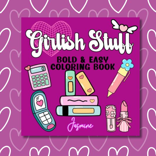 Girlish Stuff Coloring e-Book