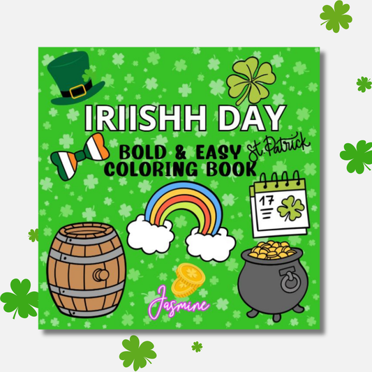 Iriish Day Coloring e-Book