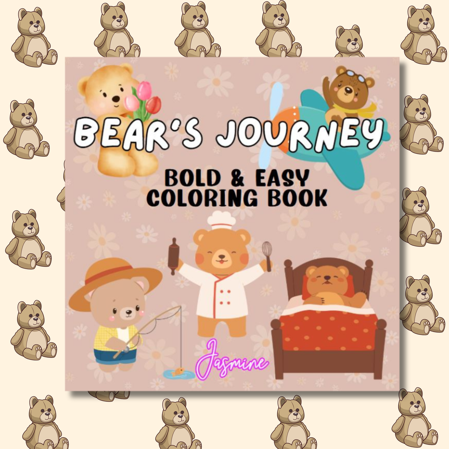 Bear's Journey Coloring e-Book