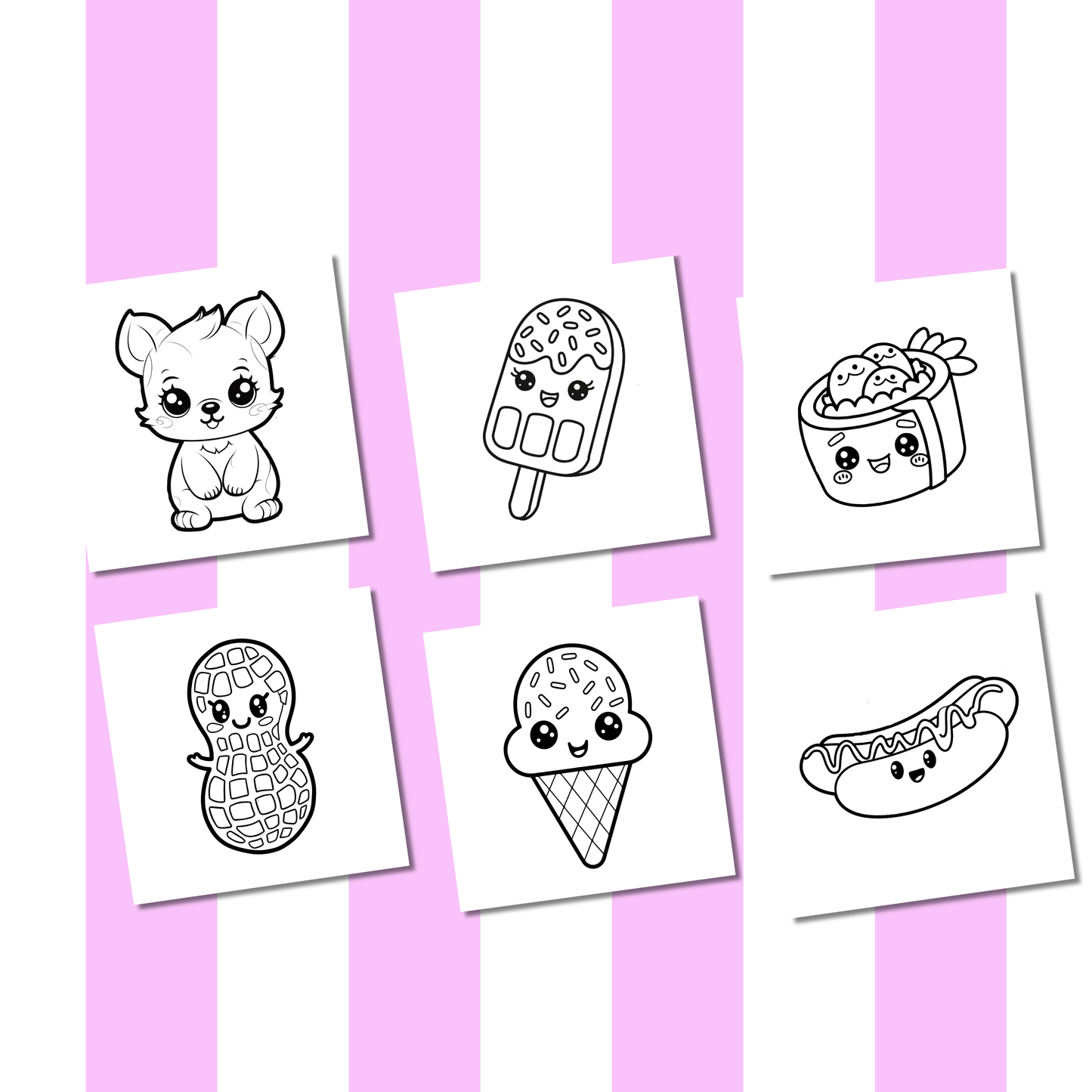 Kawaii Coloring e-Book