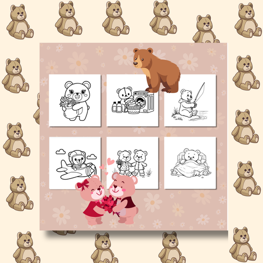 Bear's Journey Coloring e-Book