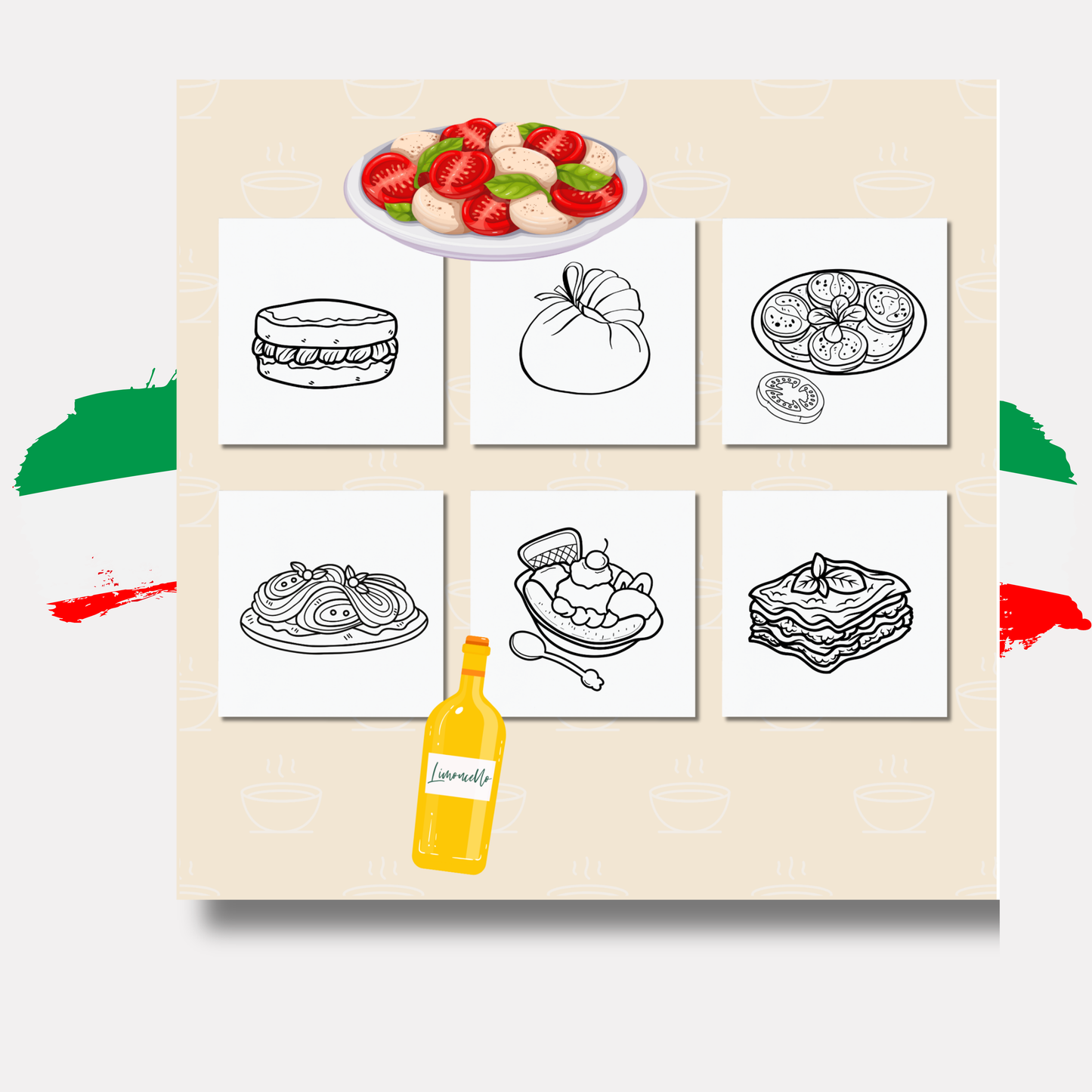 La Dolce Vita Coloring e-Book