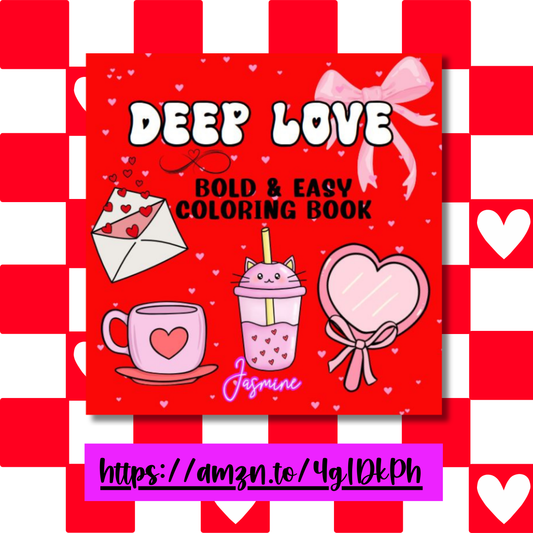 Deep Love Bold and Easy Coloring Book