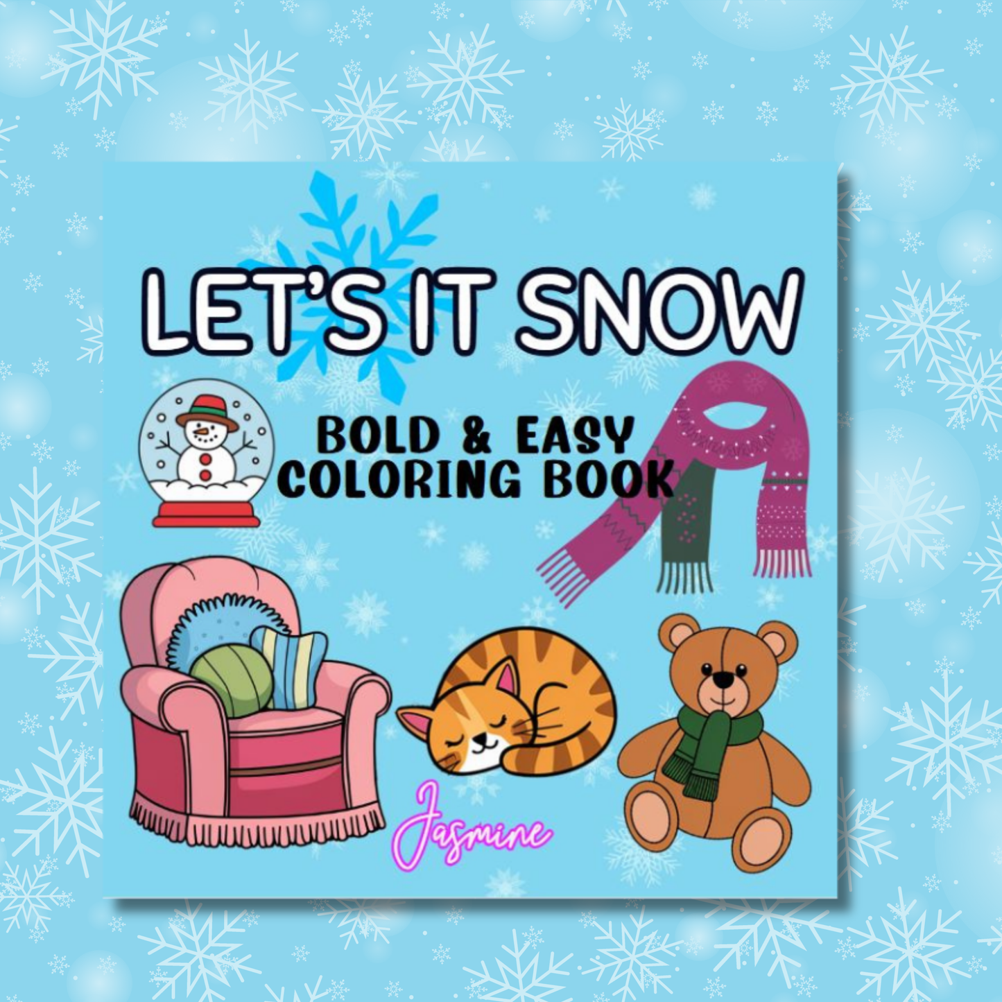 Let's it snow Coloring e-Book