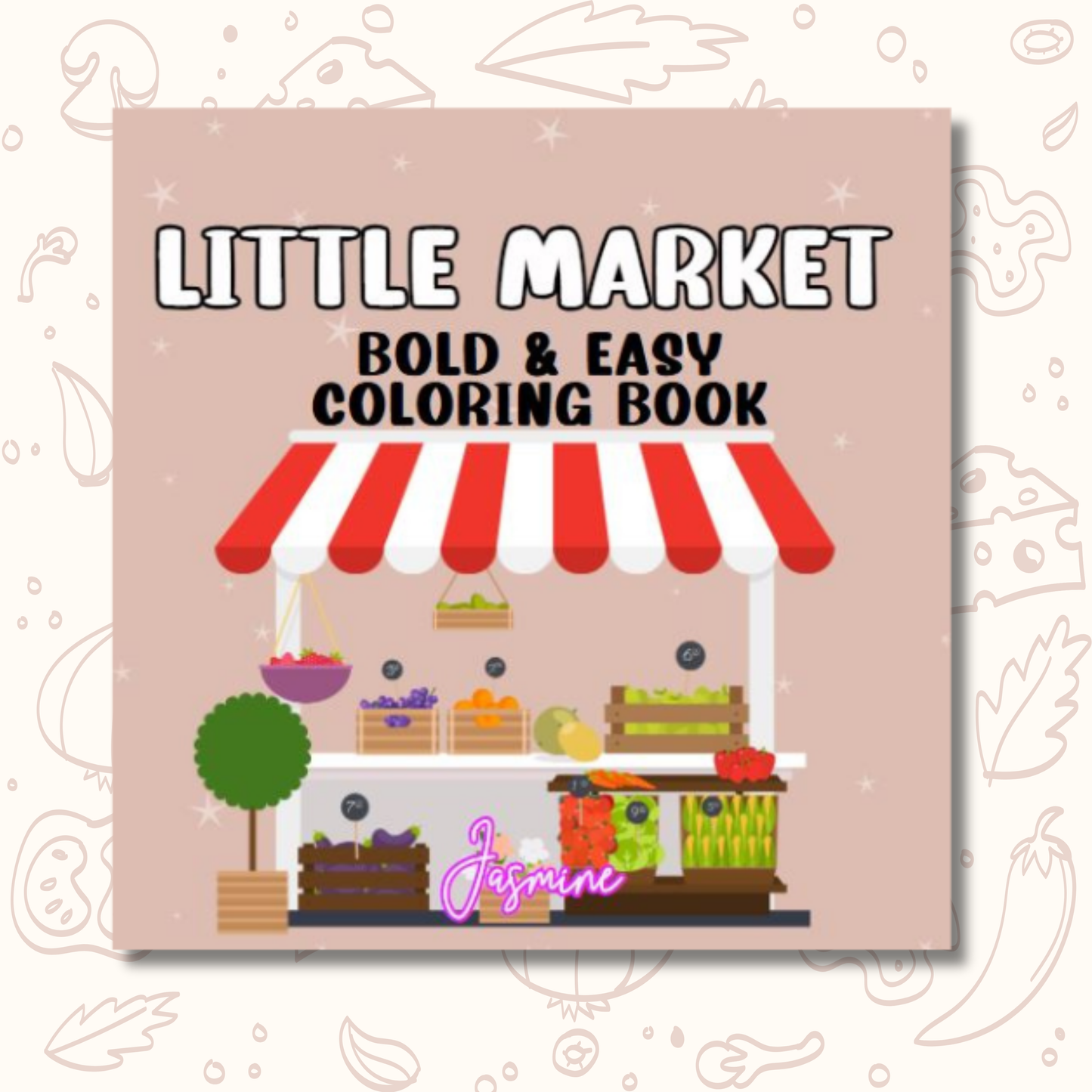 Little Market Coloring e-Book