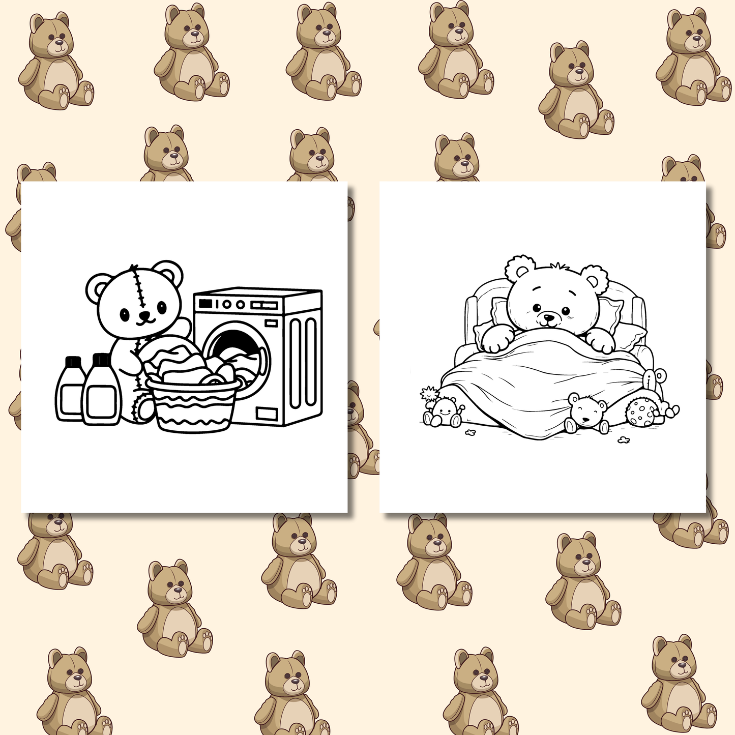 Bear's Journey Coloring e-Book