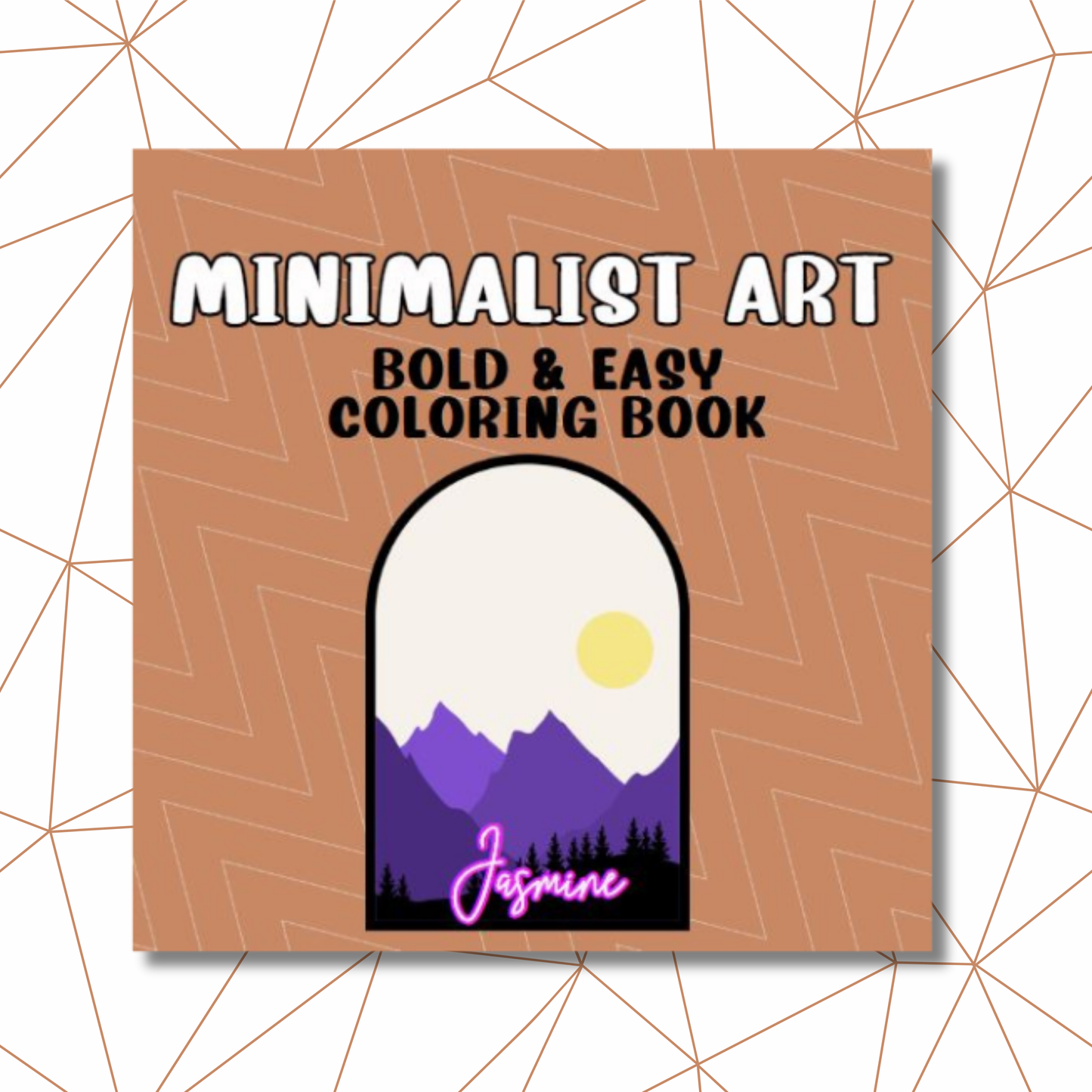 Minimalist Art Coloring e-Book