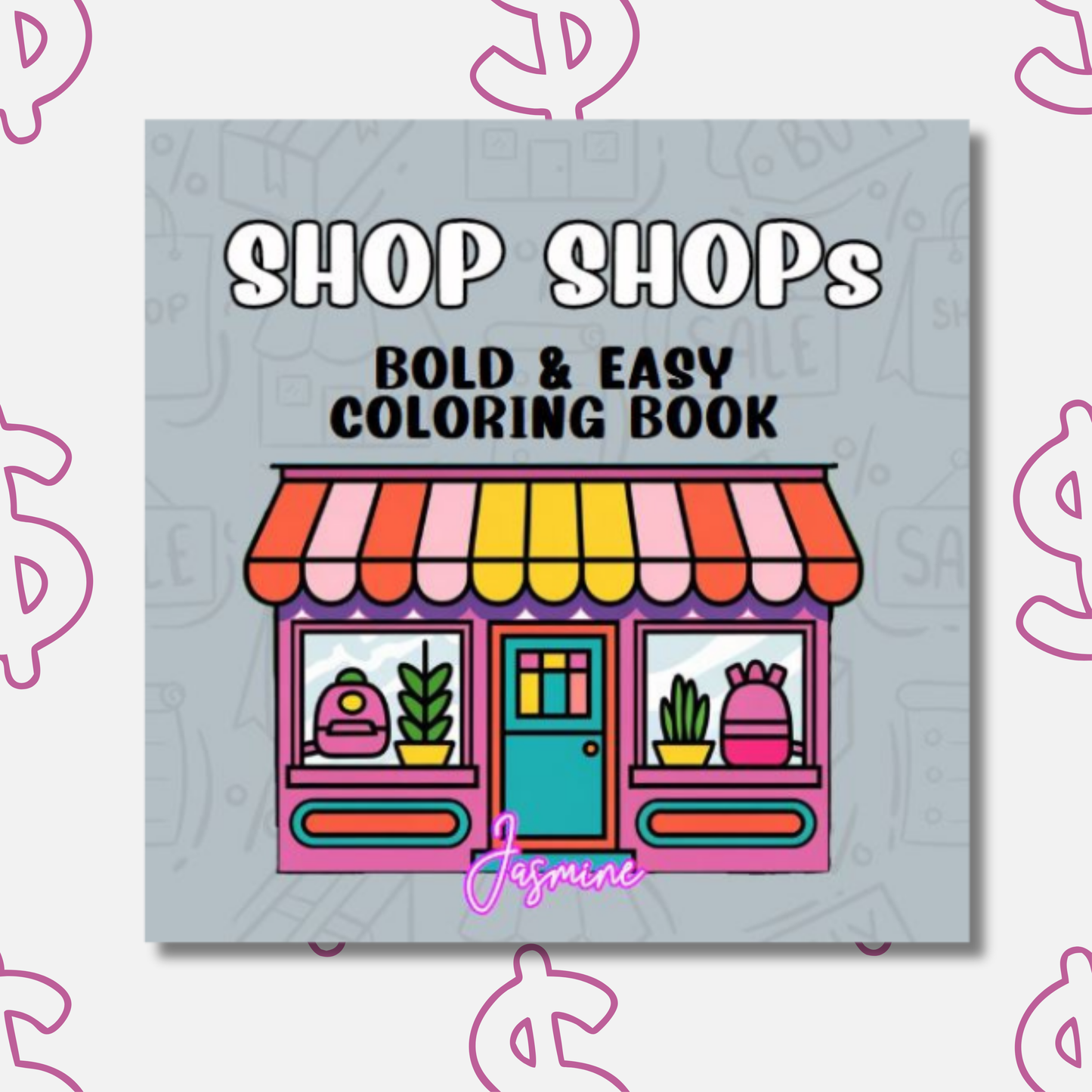 Shop Shops Coloring e-Book