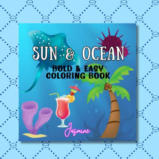 Sun & Ocean Coloring e-Book