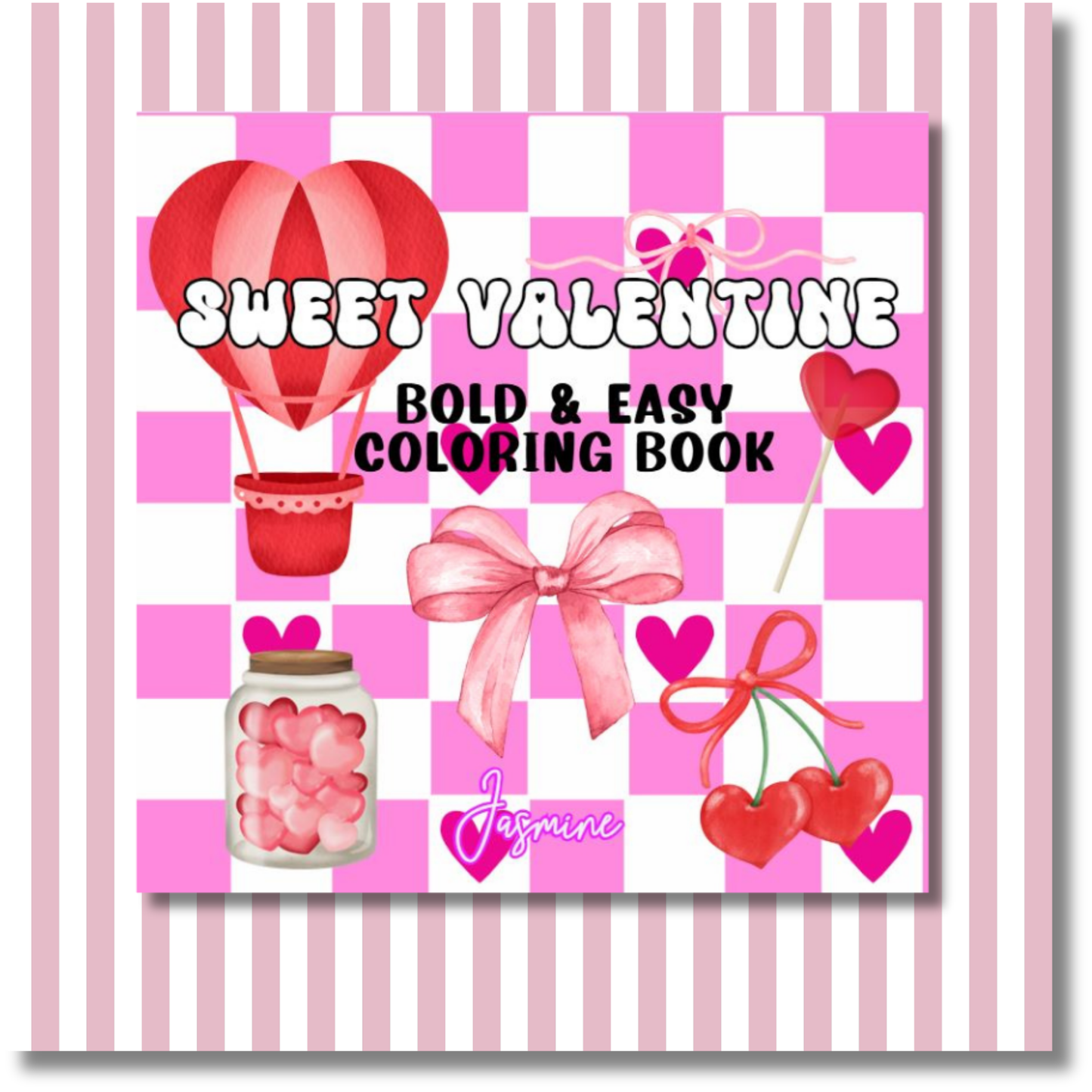 Sweet Valentine Coloring e-Book