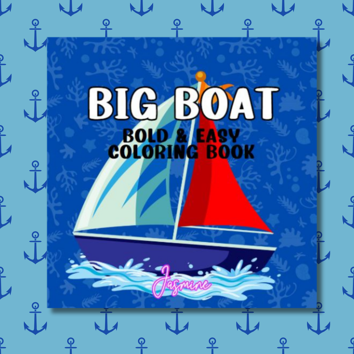 Big Boat Coloring e-Book