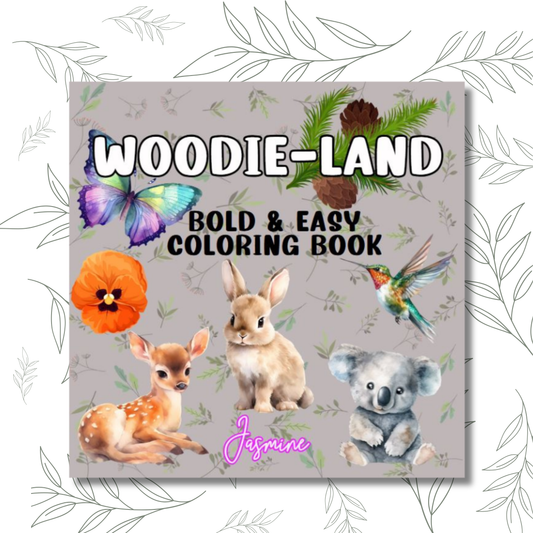 Woodie-Land Coloring e-Book