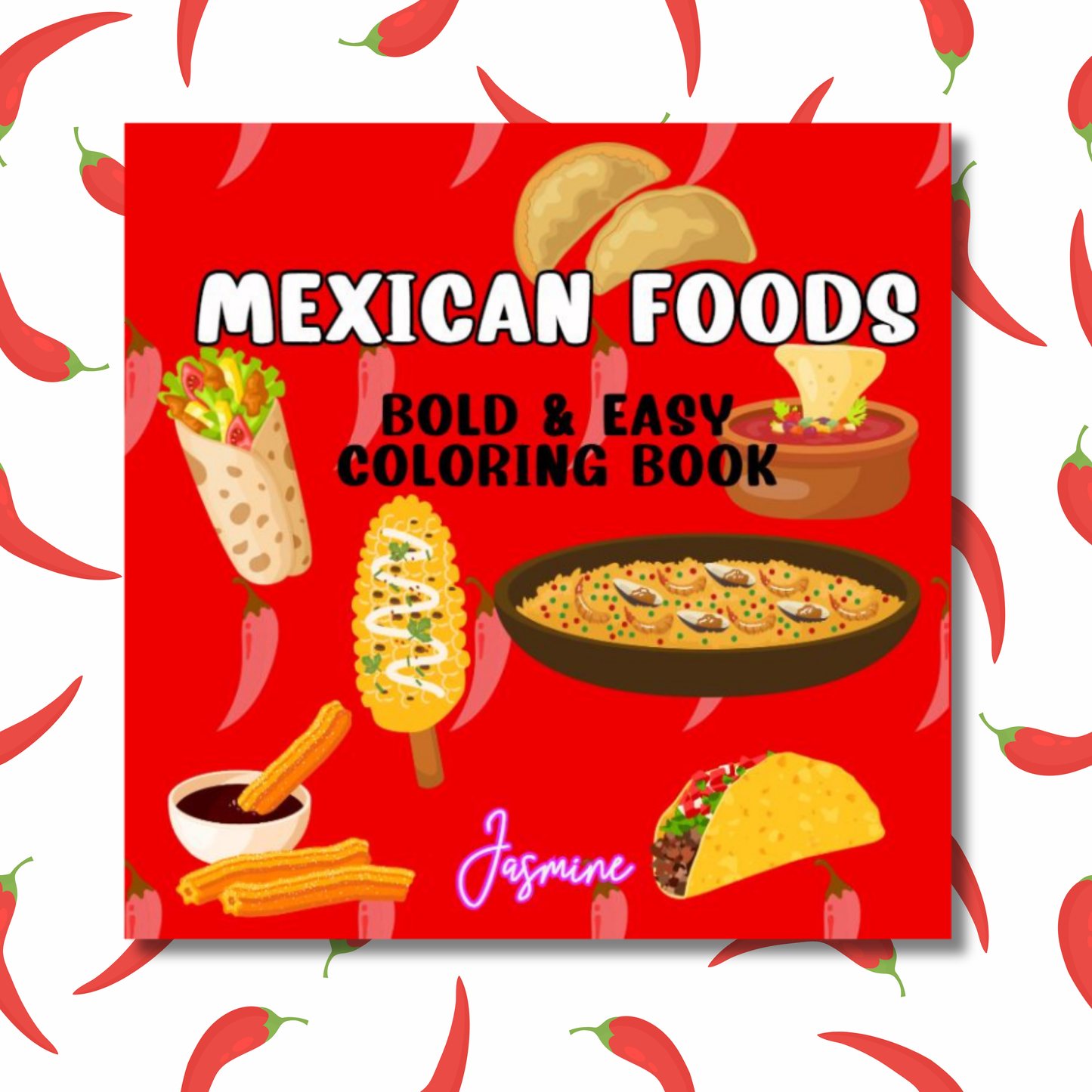 Mexican Foods Coloring e-Book