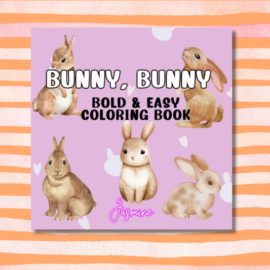 Bunny Bunny Coloring e-Book