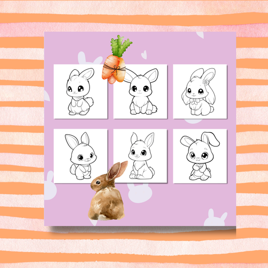 Bunny Bunny Coloring e-Book