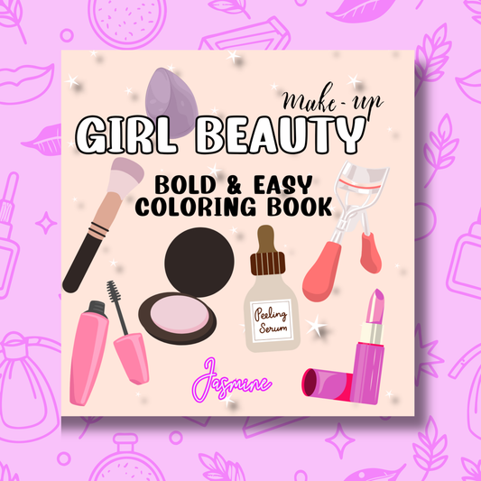 Girl Beauty Coloring e-Book