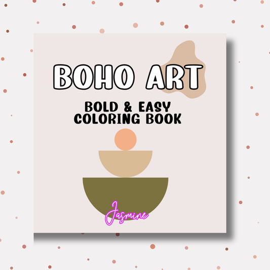 Boho Art Coloring e-Book