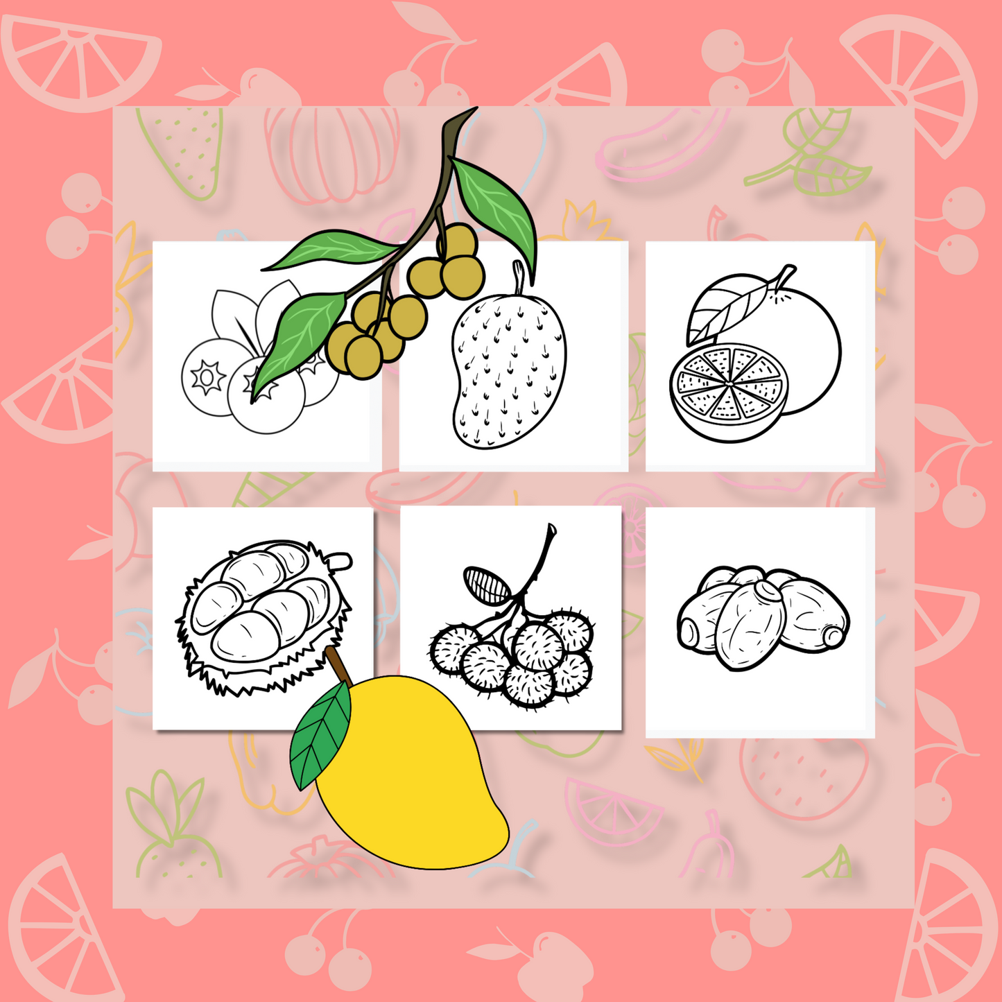 Fruities Coloring e-Book