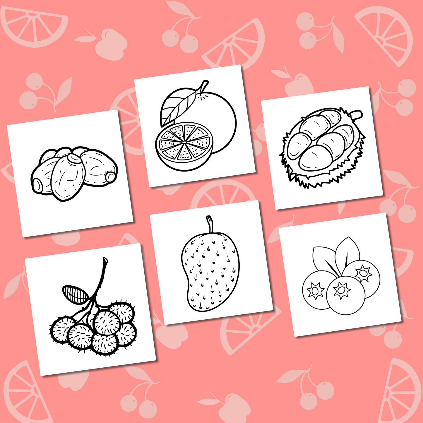 Fruities Coloring e-Book