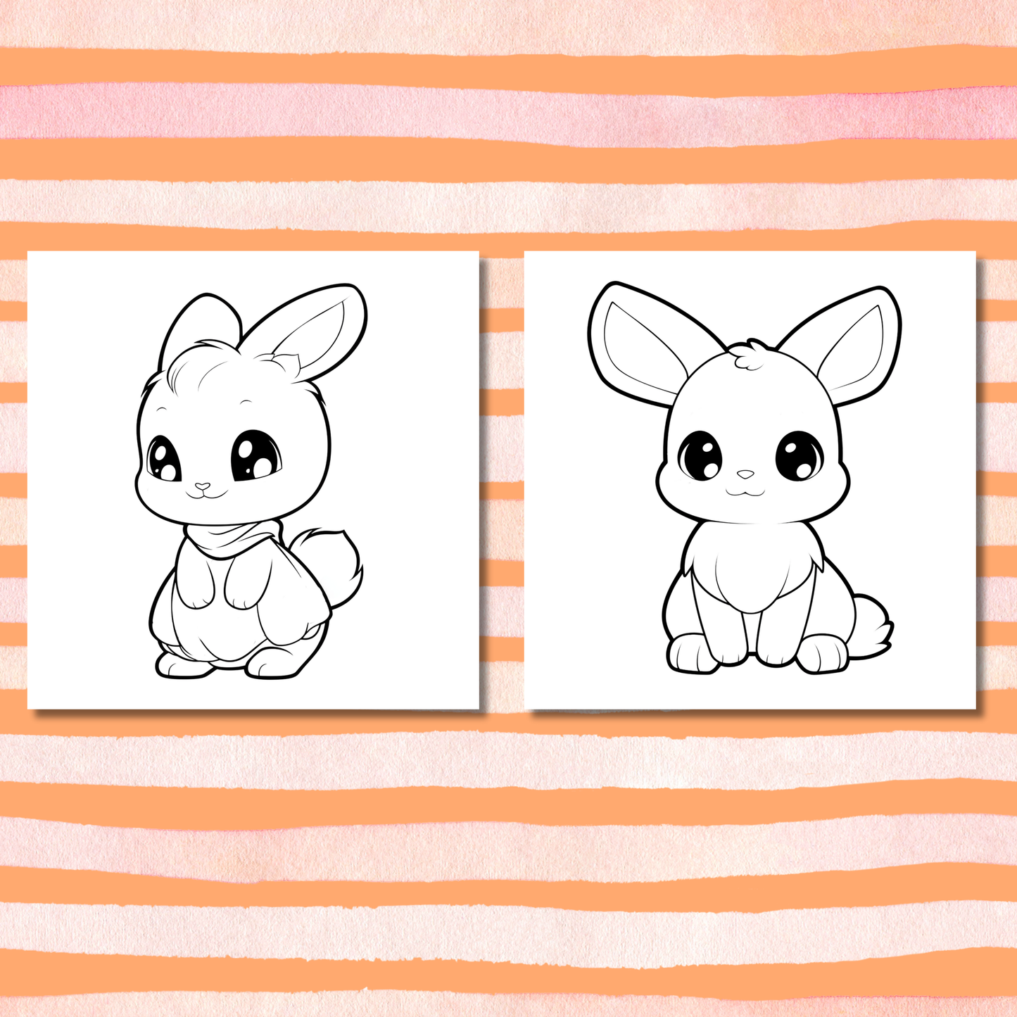 Bunny Bunny Coloring e-Book