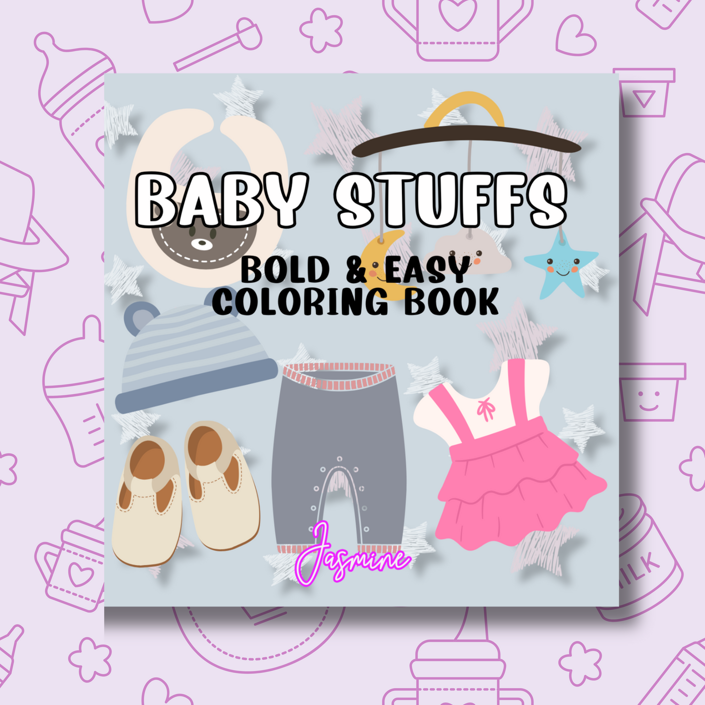 Baby Stuffs Coloring e-Book