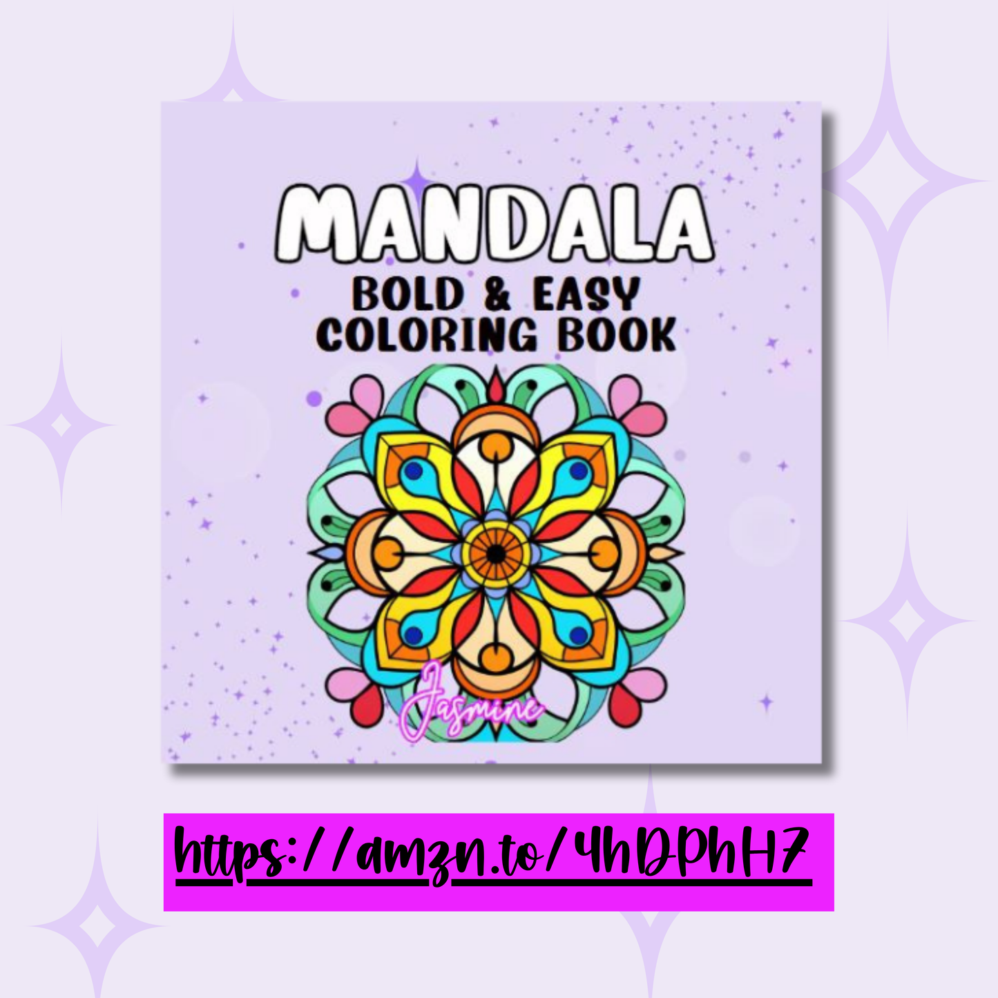 Mandala Bold and Easy Coloring Book