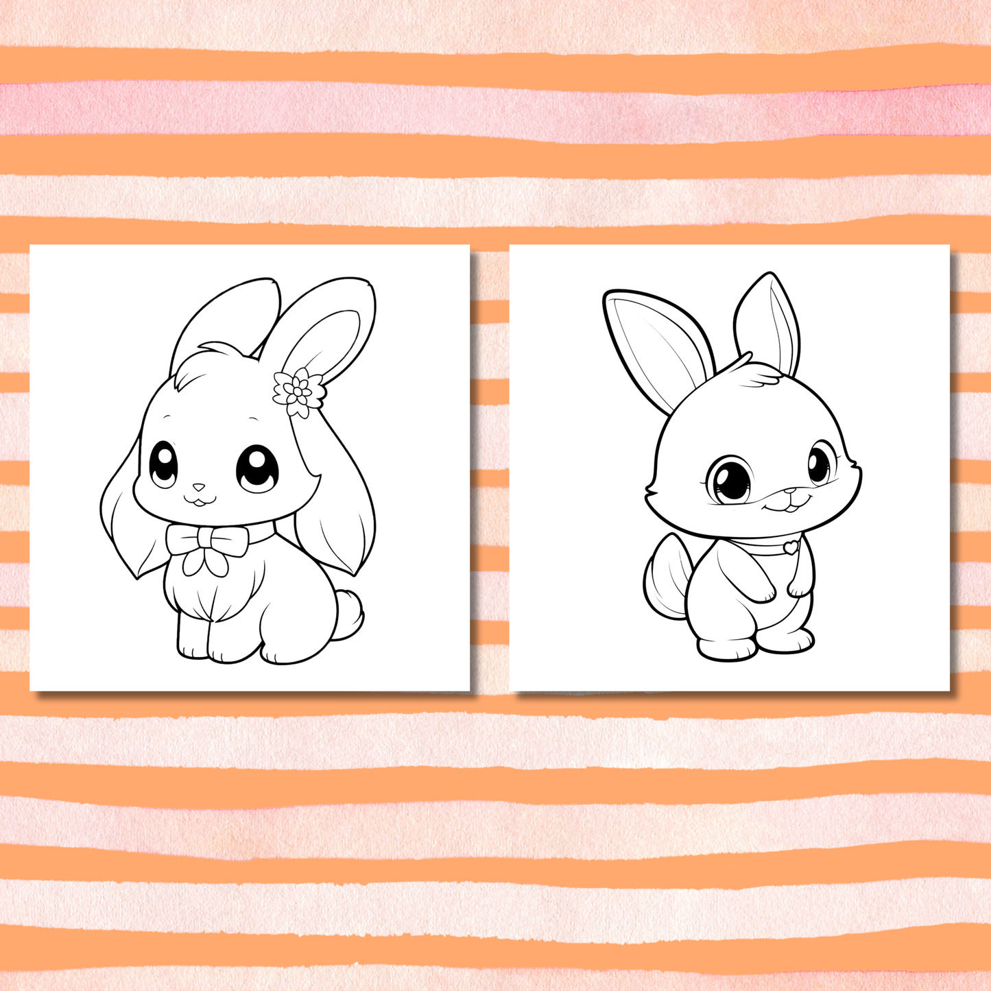 Bunny Bunny Coloring e-Book