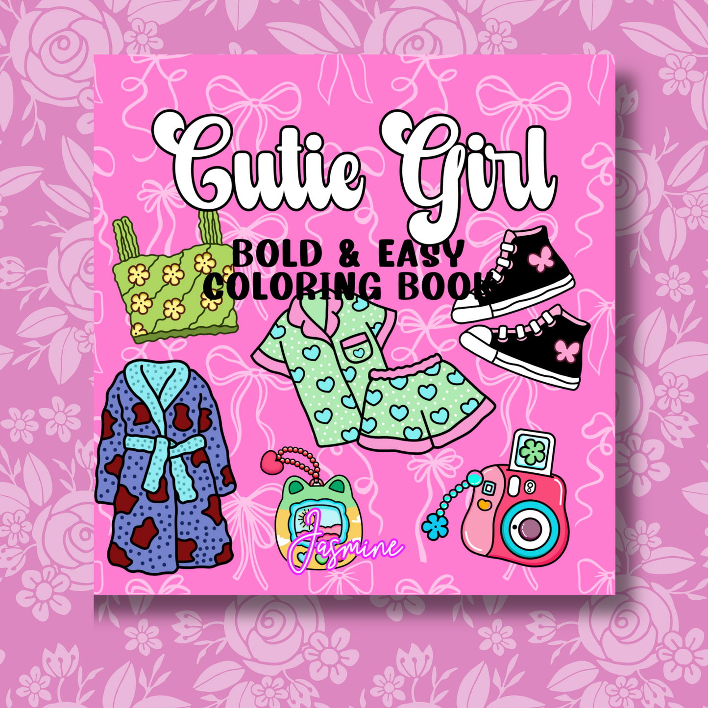 Cutie Girl Coloring e-Book