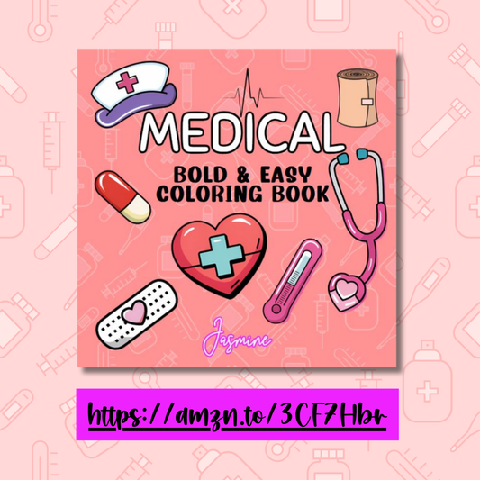 Medical Bold and Easy Coloring Book