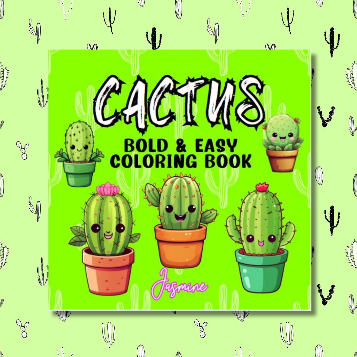 Cactus Coloring e-Book