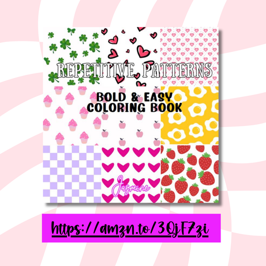 Repetitive Patterns Bold and Easy Coloring Book