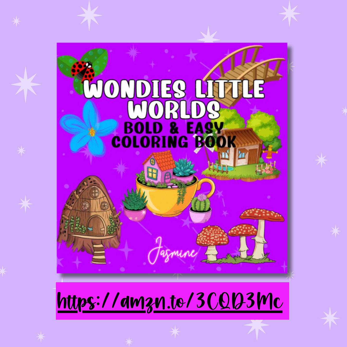 Wondies Little Worlds Bold and Easy Coloring Book