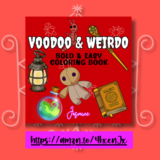 Voodoo & Weirdo Bold and Easy Coloring Book