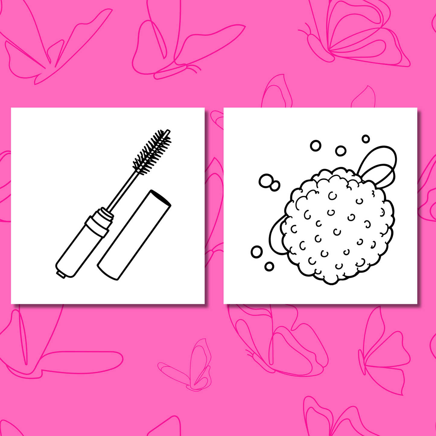 Cosmetics Coloring e-Book