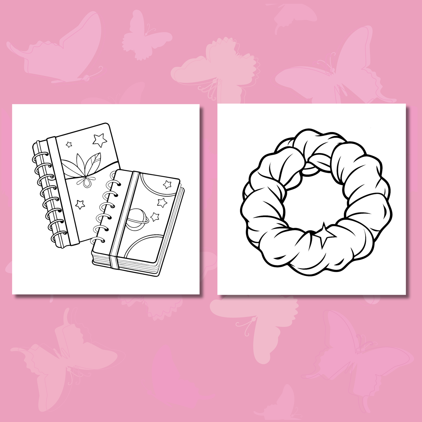 Cozy Girly Stuffs Coloring e-Book