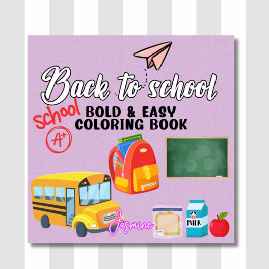 Back to school Coloring e-Book