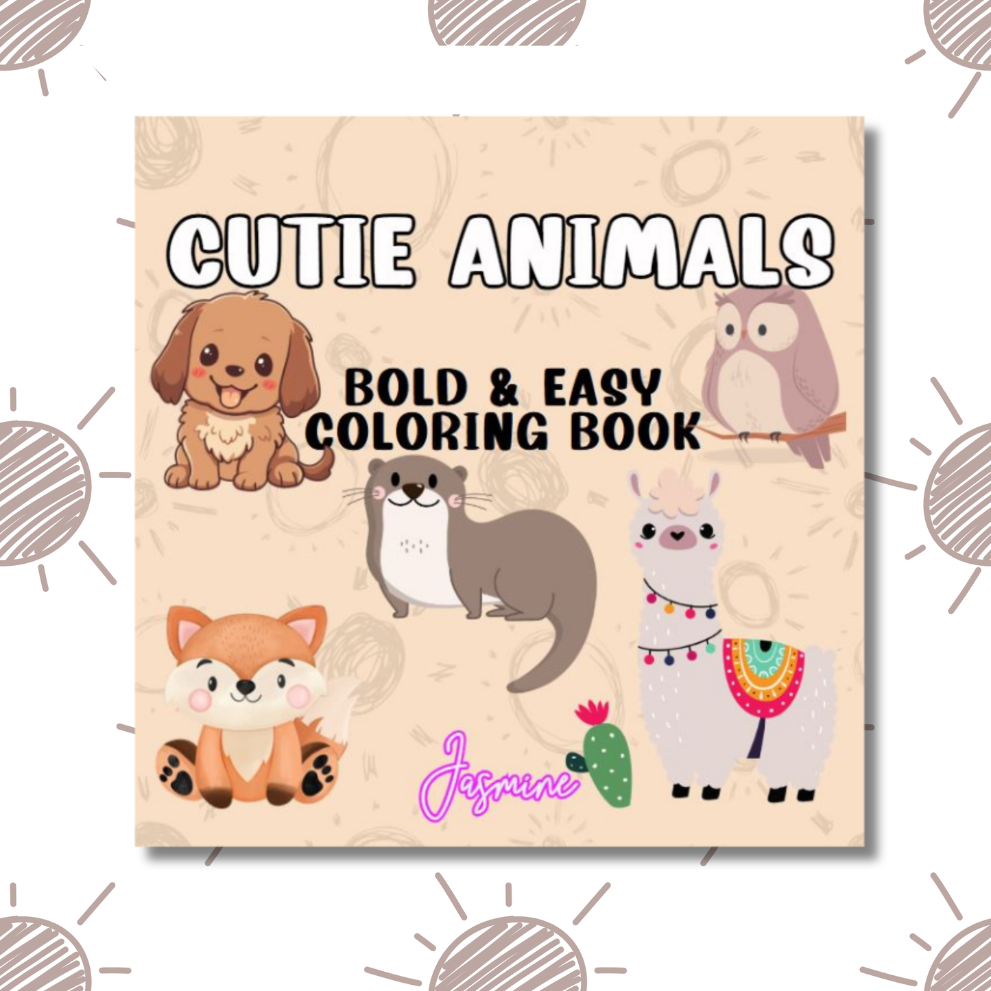 Cutie Animals Coloring e-Book